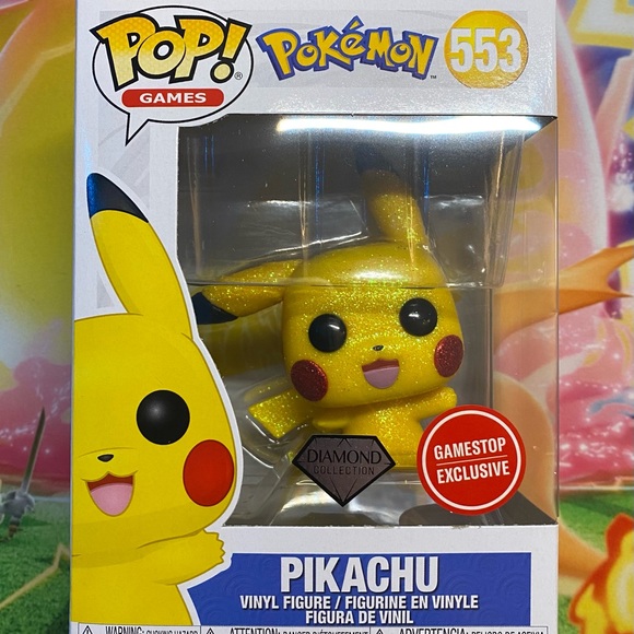 diamond pikachu pop gamestop